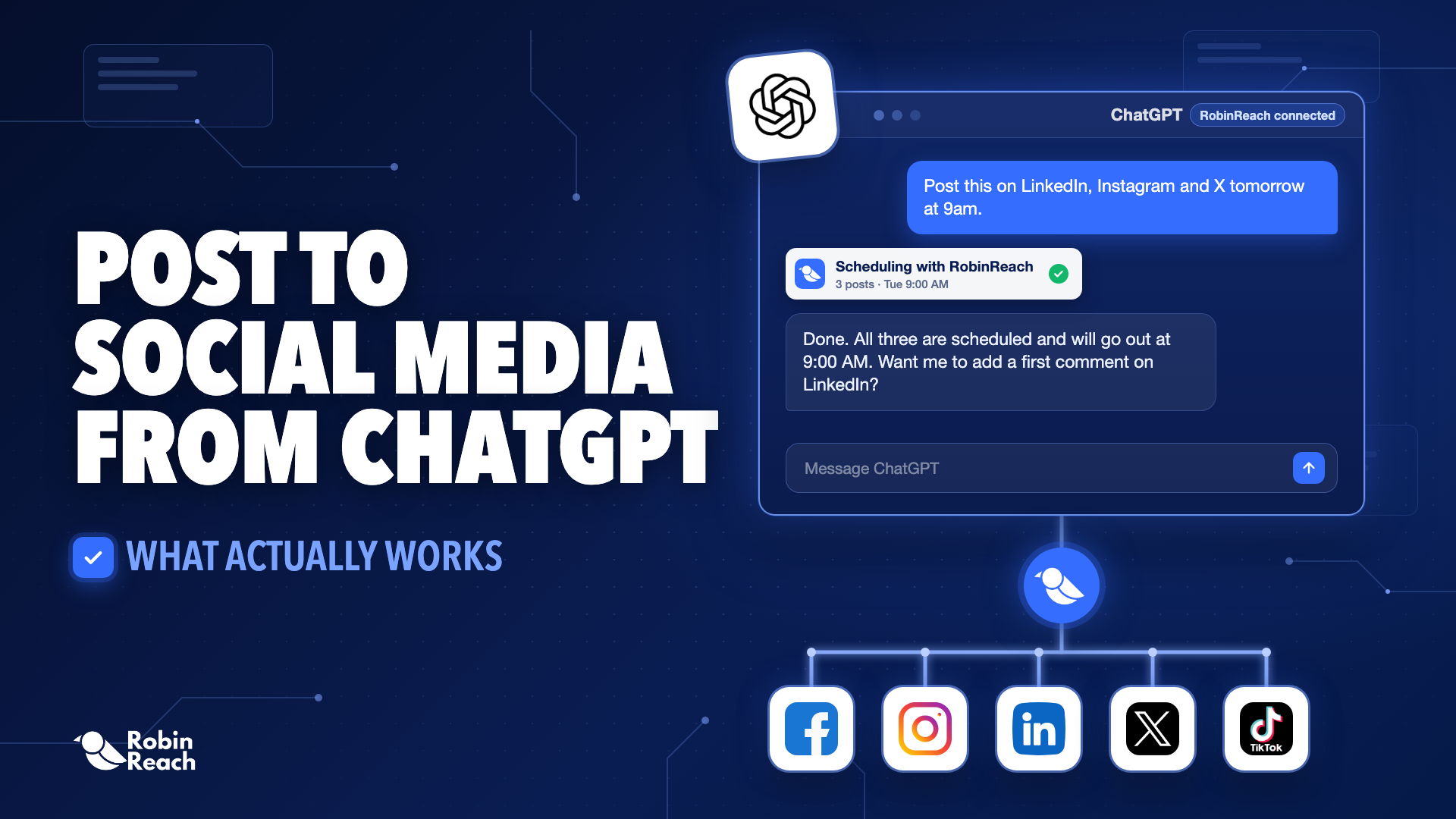 ChatGPT Won't Post to Social Media. Here's the Thing That Will, and Won't Shut Up When Someone Comments Back